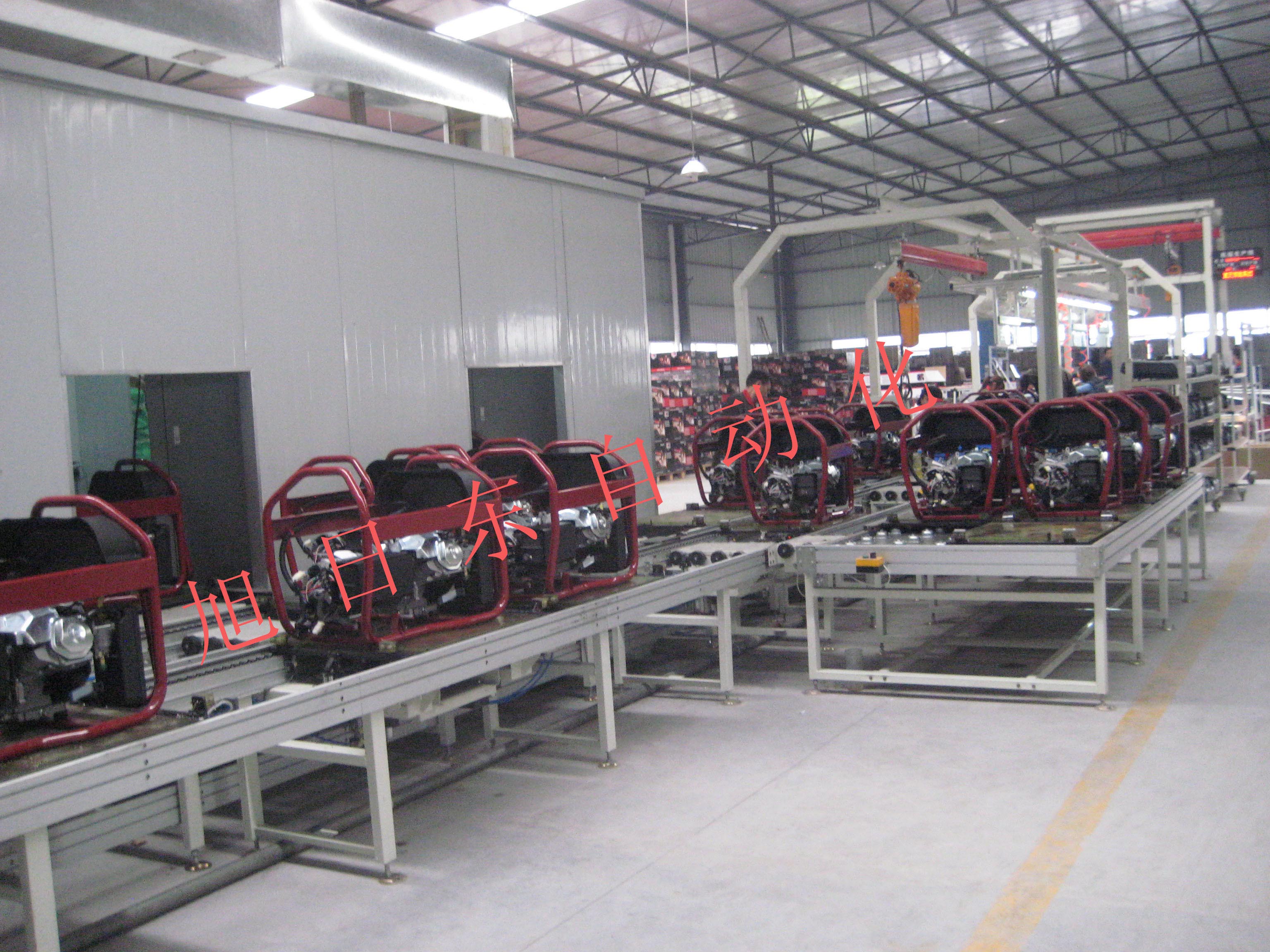 發電機組裝自動化流水線